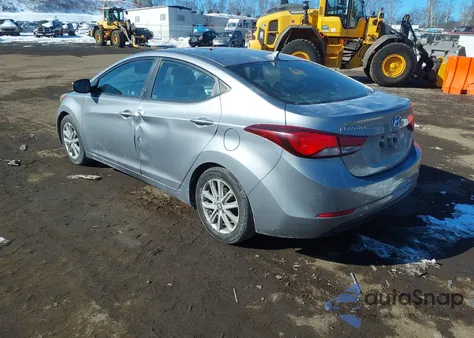 2015 Hyundai Elantra Se из США, поврежденный, VIN KMHDH4AE6FU422055